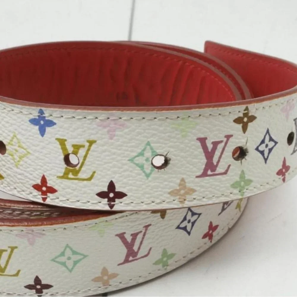 Louis Vuitton 85/34 30mm White Monogram Multicolor